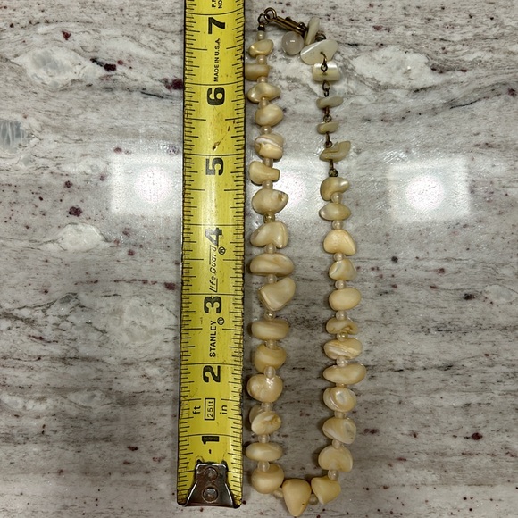 Vintage Choker Abalone Mother of Pearl Necklace - Picture 4 of 4